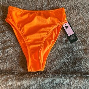 NWT Wild Fable Women’s Ribbed High Waist Extra Cheeky Bikini Bottom Size XS